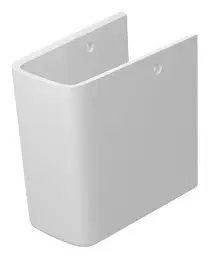 Duravit ME by Starck Halbsäule für 233565/233560/233555 - Weiß Hochglanz mit DuraShield Geprüft