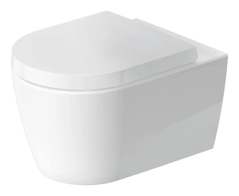 Highlight Duravit ME by Starck Tiefspül-WC wandhängend 370 x 540 mm - Weiß Hochglanz