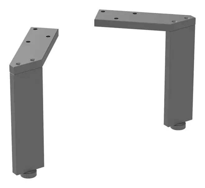 Geberit Geberit Acanto / Renova Plan / Smyle / iCon Möbelfüße Höhe 150 mm - Schwarz Markenprodukt