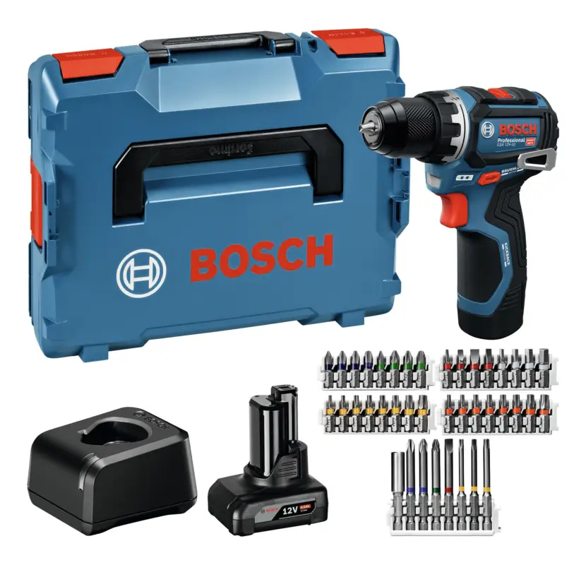 Bosch Professional Akku-Bohrschrauber GSR 12V-32 mit 2x Akku 2 Ah/4 Ah - in L-BOXX 102 Nur Heute
