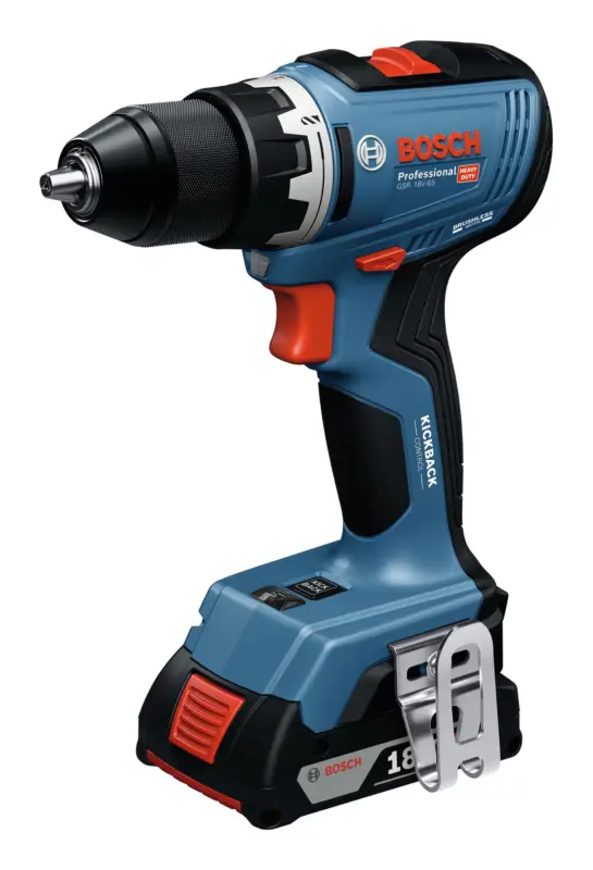 Heißes Angebot Bosch Professional Akku-Bohrschrauber GSR 18V-65 mit 2x Akku 5 Ah & 19-tlg. Handwerkzeug-Set - in L-BOXX 136