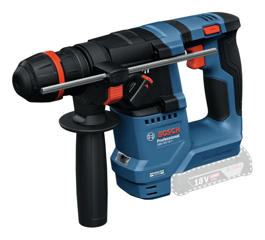 Bosch Professional Akku-Bohrhammer mit ONECHUCK GBH 18V-18 X Ohne Akku - im Karton Heißes Angebot