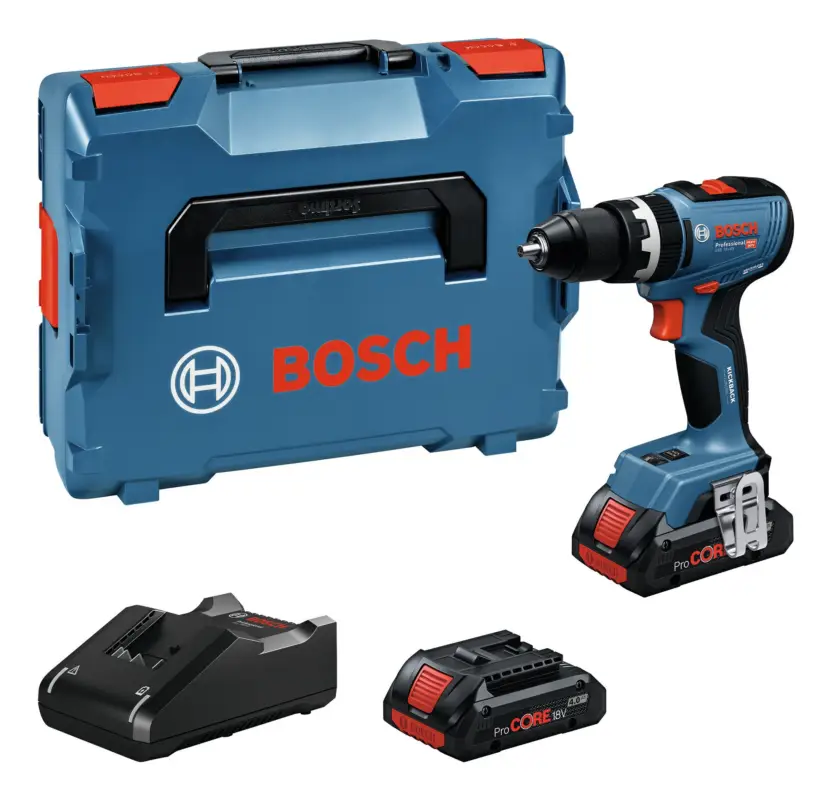 Direkt Vom Hersteller Bosch Professional Akku-Schlagbohrschrauber Heavy Duty GSB 18V-65 mit 2x Akku ProCORE 4 Ah - in L-BOXX 136