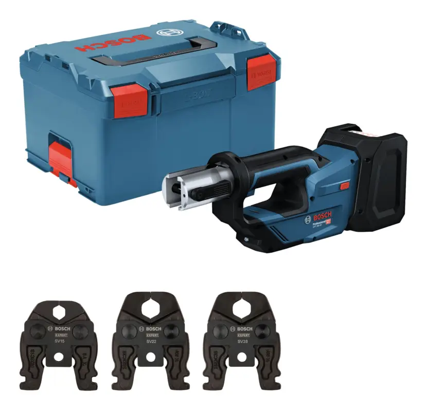 Online Kaufen Bosch Professional Akku-Presswerkzeug GPT 18V-19 Ohne Akku mit Pressbacken-Kit SV - in L-BOXX 238
