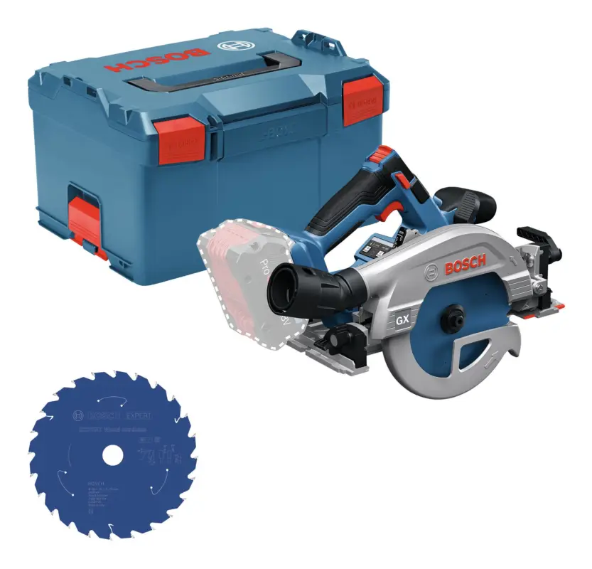 Bosch Professional Akku-Kreissäge GKS 18V-57 GX Ohne Akku mit Sägeblatt - in L-BOXX 238 Rabatt