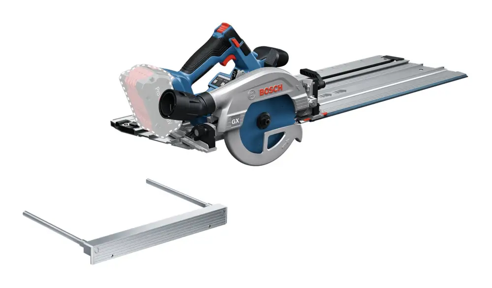 Bosch Professional Akku-Kreissäge GKS 18V-57-2 GX Ohne Akku mit Führungsschiene FSN 440 X - im Karton Meistverkauft