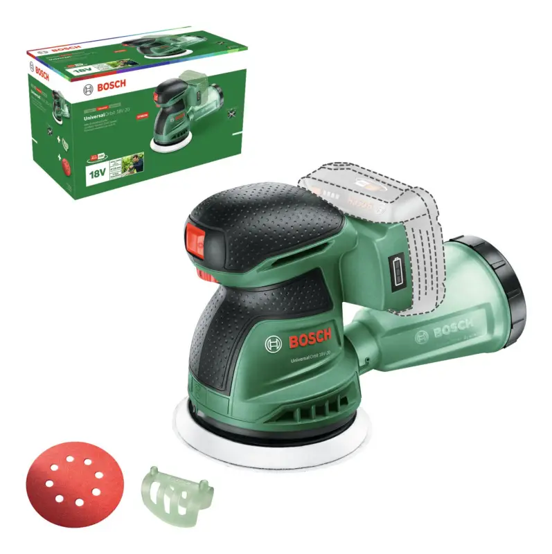 Bosch Akku-Exzenterschleifer UniversalOrbit 18V-20 Ohne Akku - im Karton Jetzt Kaufen
