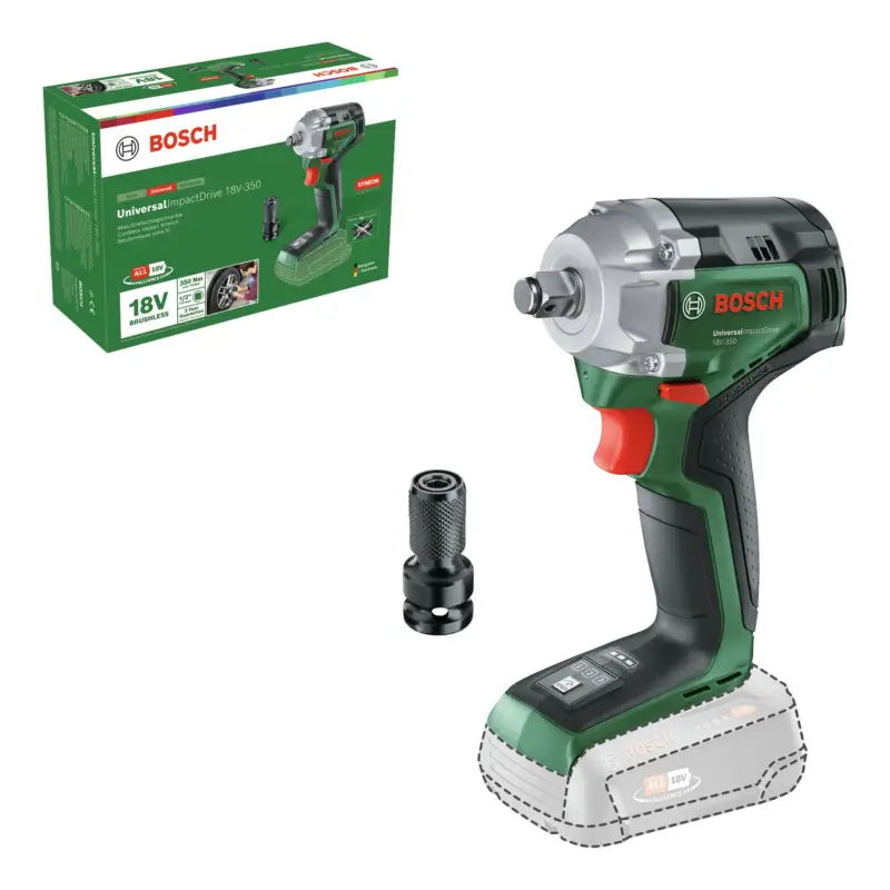 Bosch Akku-Drehschlagschrauber UniversalImpactDrive 18V-350 Ohne Akku - im Karton Heißes Angebot