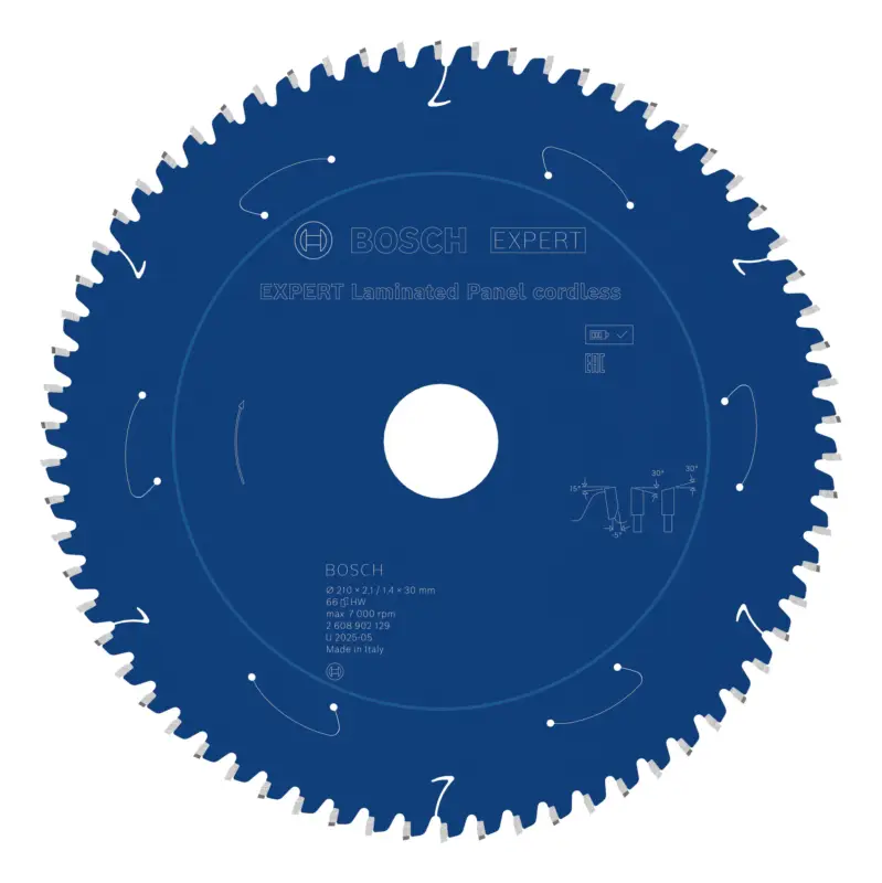 Rabatt Bosch Expert Laminated Panel Kreissägeblatt, 210 x 2,1 x 30 mm, 66 Zähne