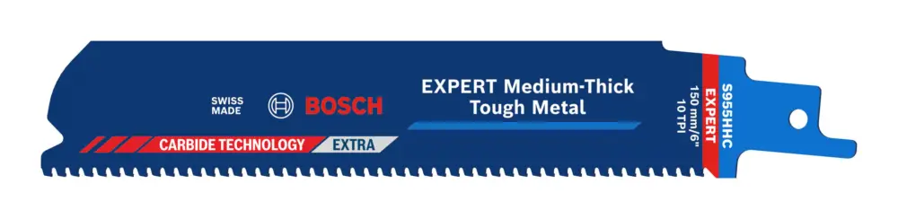 Bosch Expert Medium-Thick Tough Metal S955HHC Säbelsägeblatt - 1er Pack Begrenztes Angebot