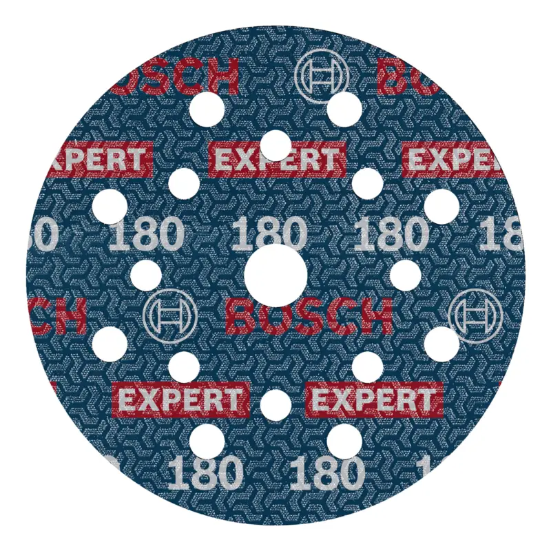 Bosch Expert O780 Folienschleifscheibe, 125 mm, K180 - 1er Pack (Verpackungseinheit 50 Stück) Knallerangebot