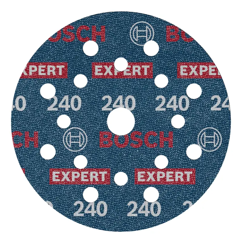 Bosch Expert O780 Folienschleifscheibe, 125 mm, K240 - 1er Pack (Verpackungseinheit 50 Stück) Markenware