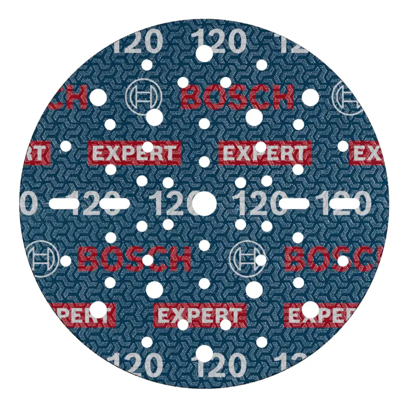 Bosch Expert O780 Folienschleifscheibe, 150 mm, K120 - 1er Pack (Verpackungseinheit 50 Stück) Markenware
