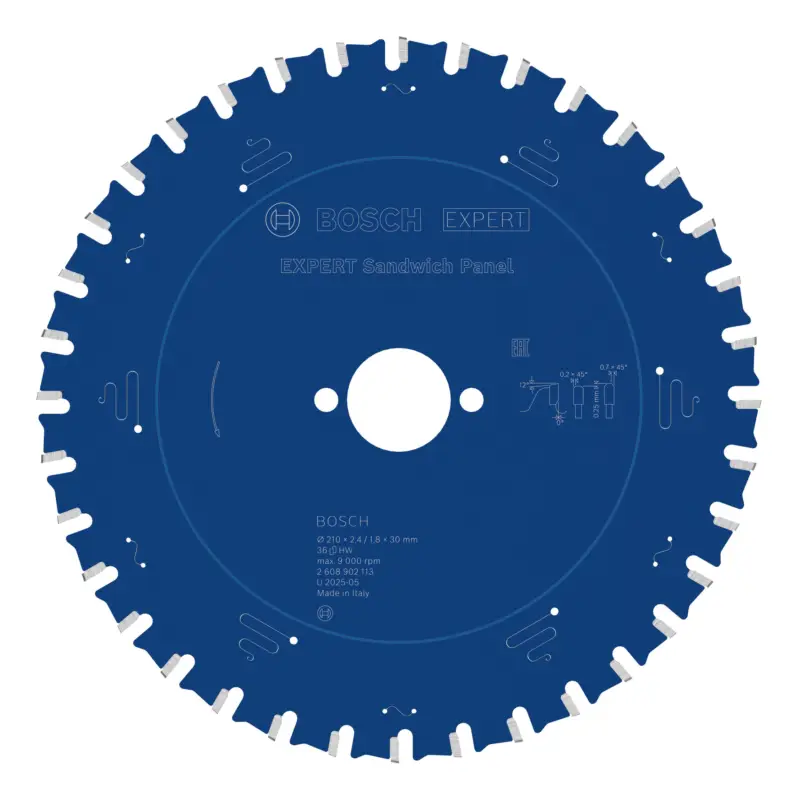 Neue Kollektion Bosch Expert Steel Kreissägeblatt, 210 x 30 mm, 36 Zähne