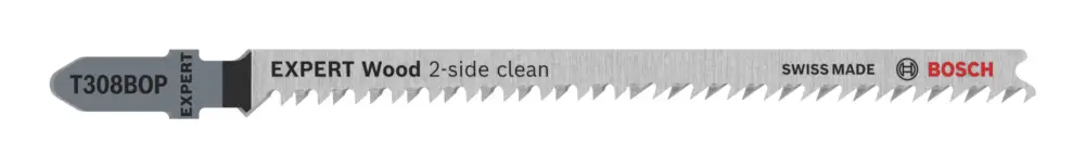 Bosch Expert Wood 2-side clean T308BOP Stichsägeblatt - 3er Pack (Verpackungseinheit 10 Stück) Expressversand