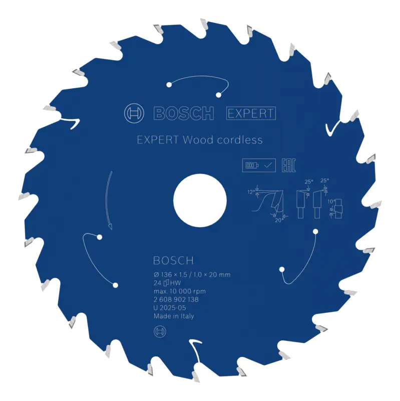 Direktkauf Bosch Expert Wood Kreissägeblatt, 136 x 20 mm, 24 Zähne