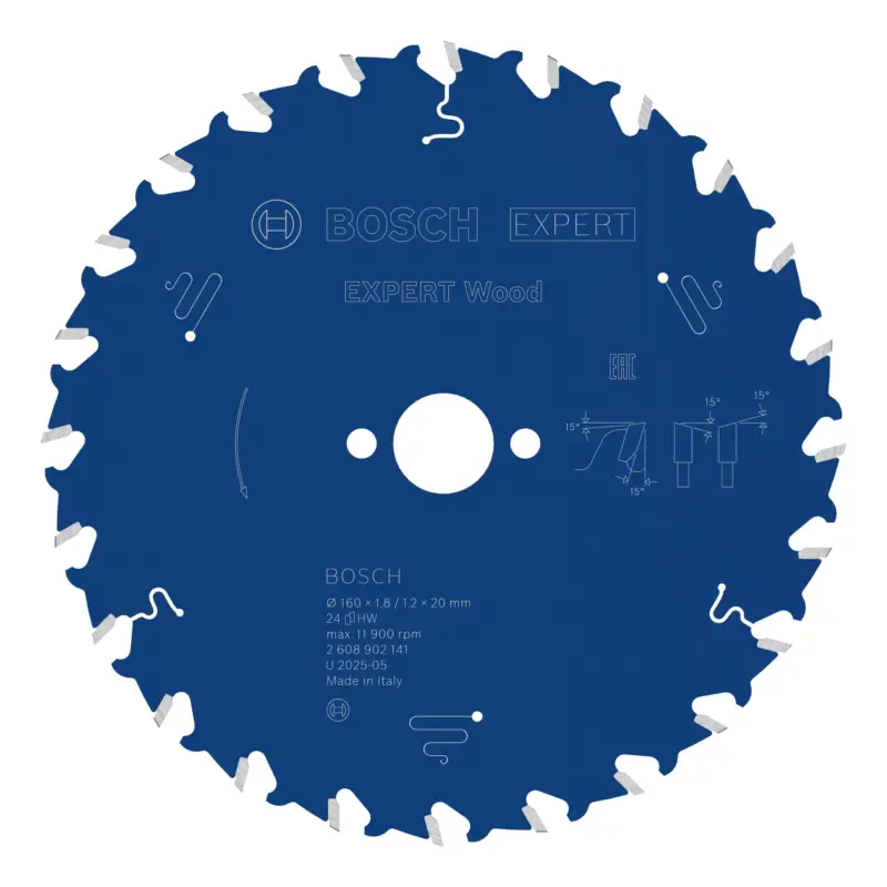 Rabatt Bosch Expert Wood Kreissägeblatt, 160 x 1,8 x 20 mm, 24 Zähne