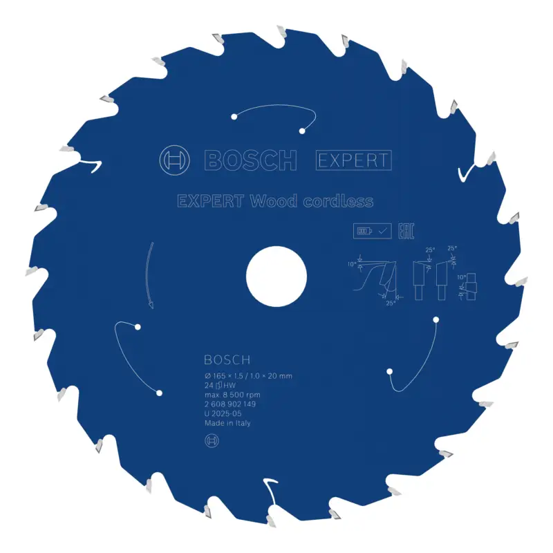 Bosch Expert Wood Kreissägeblatt, 165 x 1,45 x 20 mm, 24 Zähne Solange Der Vorrat Reicht
