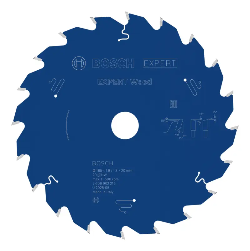 Bosch Expert Wood Kreissägeblatt, 165 x 20 mm, 20 Zähne Direktkauf
