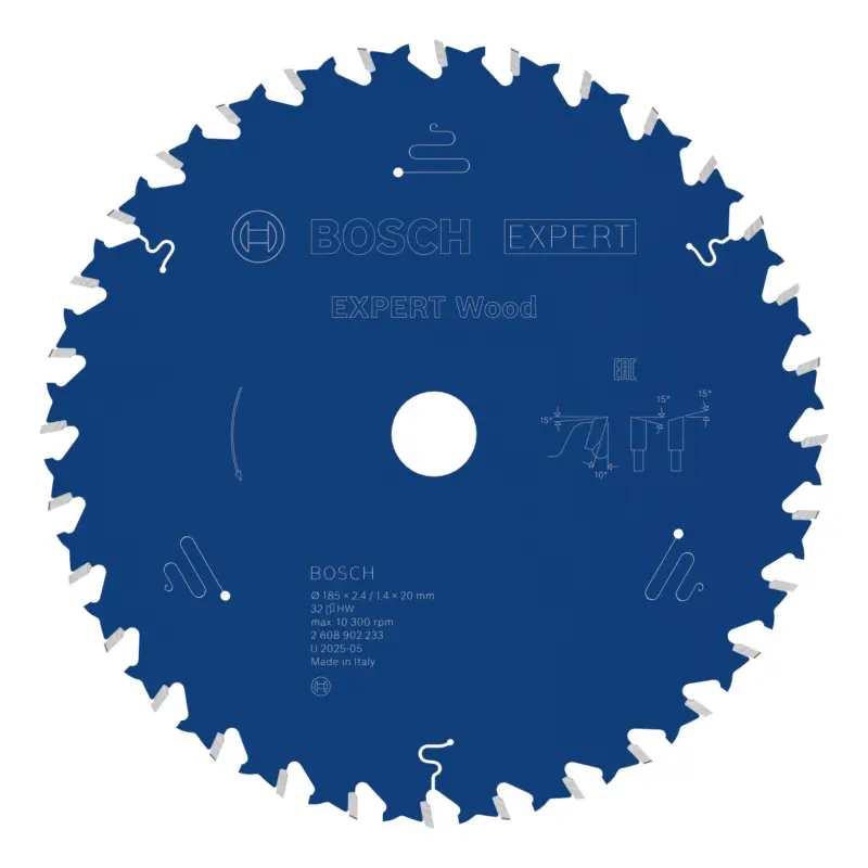 Bosch Expert Wood Kreissägeblatt, 185 x 2,4 x 20 mm, 32 Zähne Nur Für Kurze Zeit