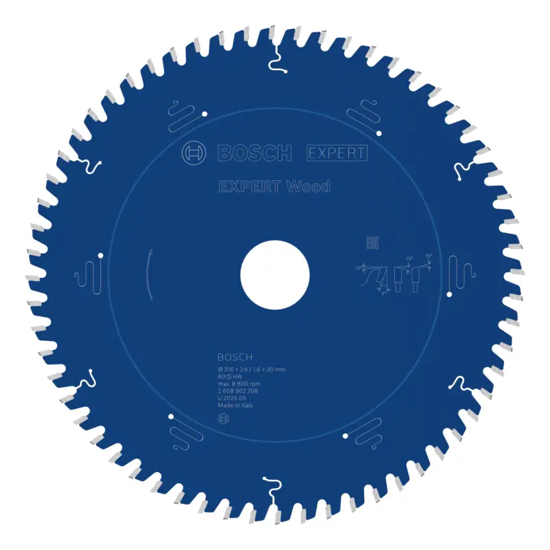 Bosch Expert Wood Kreissägeblatt, 216 x 30 mm, 60 Zähne Meistverkauft