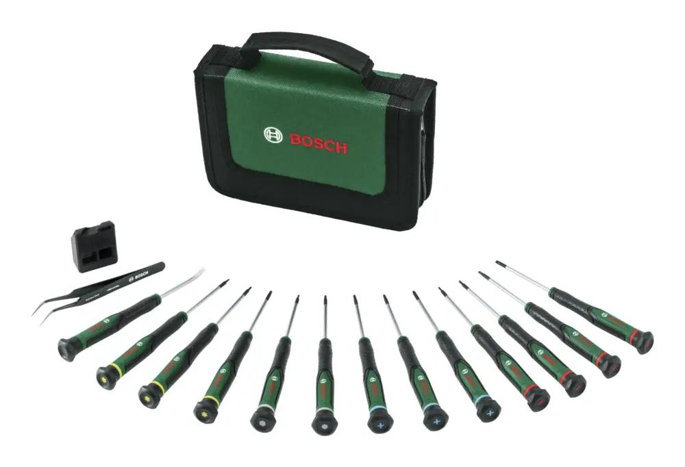 Highlight Bosch Handwerkzeug Präzisionsschraubendreher-Set, 15-teilig (Verpackungseinheit 3 Sets)