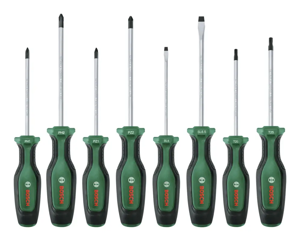 Bosch Handwerkzeug Schraubendreher-Set, 8-teilig (Verpackungseinheit 6 Sets) Beliebt