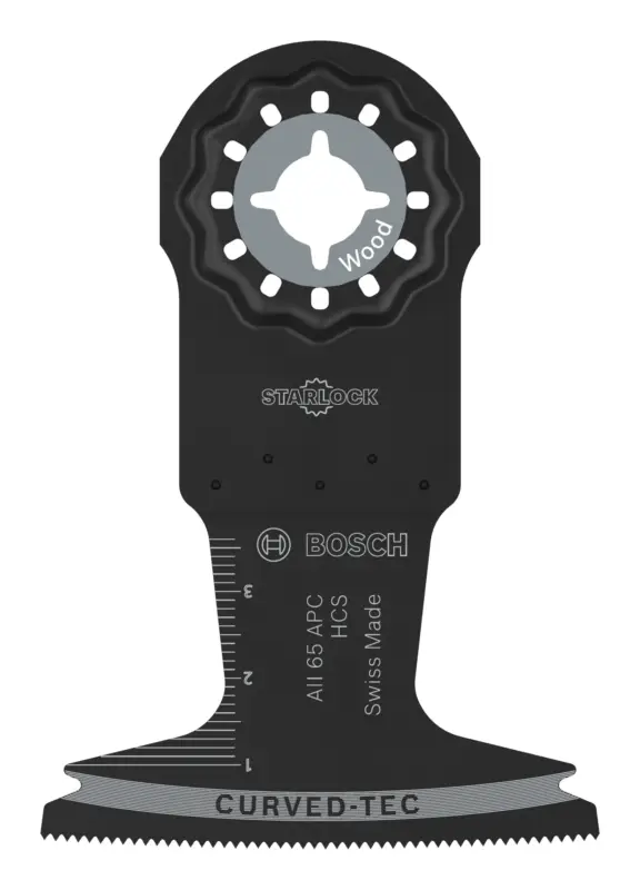 Zertifiziert Bosch Line AII 65 APC Holz Tauchsägeblatt, Starlock, 65 x 40 mm - 1er Pack