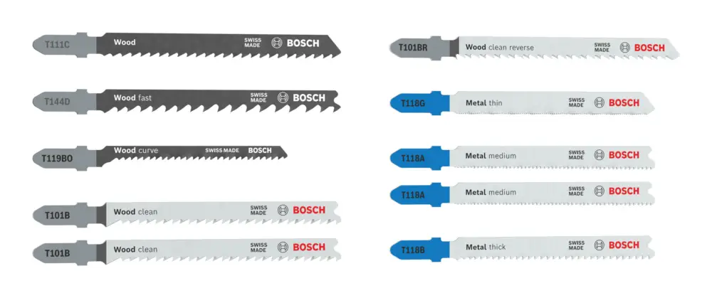 Sonderaktion Bosch Line Stichsägeblatt-Set Wood and Metal Basic, 10-teilig