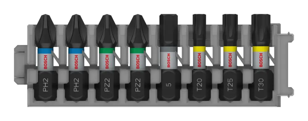 Preis Gesenkt Bosch Pro Impact Bit-Set, 25 mm, 8-teilig (Verpackungseinheit 5 Sets)