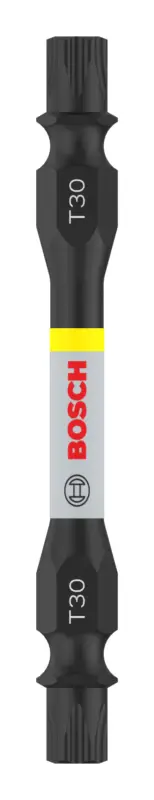 Bosch Pro Impact Schrauberbit mit Doppelklingen und Pick and Click-Einsätzen, T30,65mm (Verpackungseinheit 5 Stück) Garantierte Lieferung