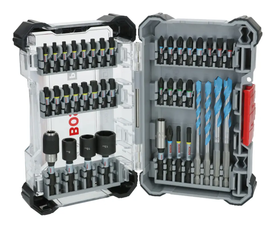 Bosch Pro Impact Schrauberbits- und Multi Construction Bohrer-Set, 40-teilig (Verpackungseinheit 3 Sets) Sale