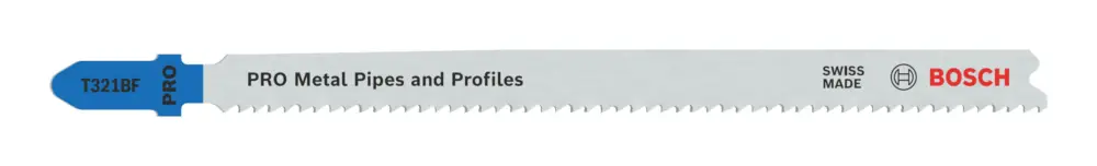Bosch Pro Metal Pipes and Profiles T321BF Stichsägeblatt, 132 mm - 2er Pack (Verpackungseinheit 10 Stück) Aktuell