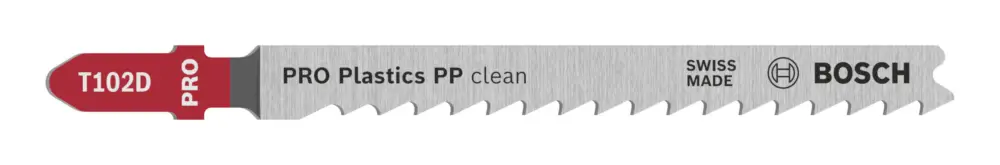 Knallerangebot Bosch Pro Plastics PP clean T102D Stichsägeblatt, 100 mm - 2er Pack (Verpackungseinheit 10 Stück)