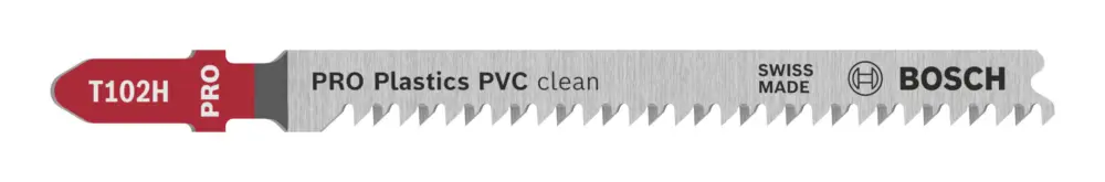 Nur Heute Bosch Pro Plastics PVC clean T102H Stichsägeblatt, 100 mm - 2er Pack (Verpackungseinheit 10 Stück)
