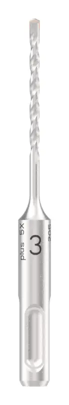 Bosch Pro SDS plus-5X Hammerbohrer, 3 x 50 x 100 mm - 1er Pack (Verpackungseinheit 5 Stück) Garantierte Lieferung