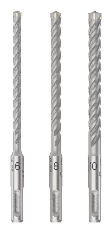 Bosch Pro SDS plus-5X Hammerbohrer-Set, 6/8/10 mm, 3-teilig Preiswert