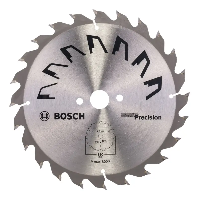 Bosch Zubehör Kreissägeblatt Precision, 190 x 20 mm, Zähnezahl 24 Sichere Zahlung