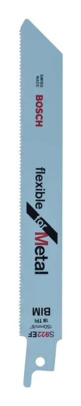 Neue Ware Bosch Zubehör Säbelsägeblatt Bimetall, S 922 EF Flexible for Metal - 2er Pack