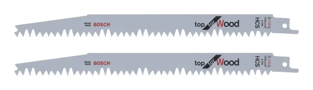Bosch Zubehör Säbelsägeblatt HCS, S 1131 L Top for Wood - 2er Pack Ausverkauf