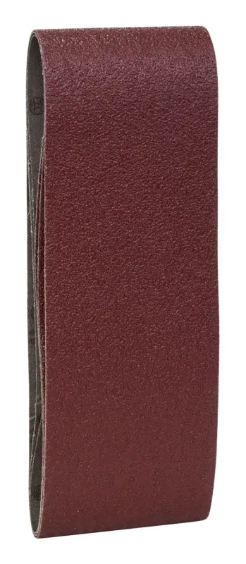 Preisreduziert Bosch Zubehör Schleifband, 100 x 610 mm, für Bandschleifer, rote Qualität, K40 - 3er Pack