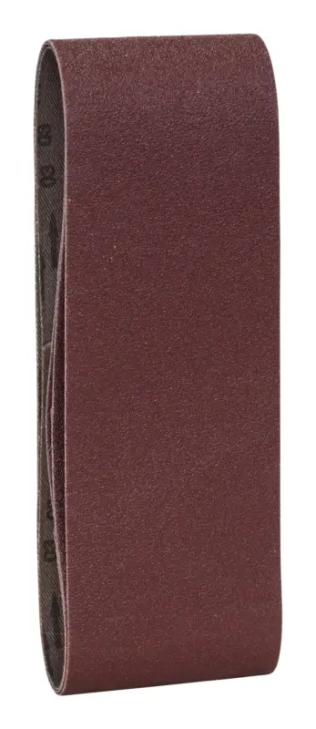 Angebot Bosch Zubehör Schleifband, 65 x 410 mm, für Bandschleifer, rote Qualität, K100 - 3er Pack