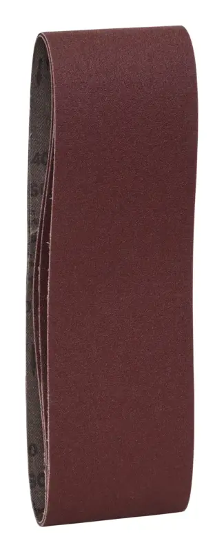 Bosch Zubehör Schleifband, 75 x 533 mm, für Bandschleifer, rote Qualität, K100 - 3er Pack Angebot