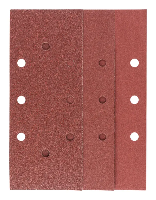 Schnäppchen Bosch Zubehör Schleifblatt-Set, 93 x 230 mm, für Schwingschleifer, K60/120/180, 8 Löcher, 10-teilig