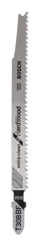 Preis Gesenkt Bosch Zubehör Stichsägeblatt BIM, T 308 BF Extraclean for Hard Wood - 2er Pack (Verpackungseinheit 5 Stück)