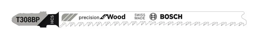 Geprüft Bosch Zubehör Stichsägeblatt HCS, T 308 BP Precision for Wood - 2er Pack (Verpackungseinheit 5 Stück)
