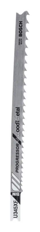 Bosch Zubehör Stichsägeblatt U 345 XF Progressor for Wood and Metal - 2er Pack (Verpackungseinheit 5 Stück) Schnäppchen