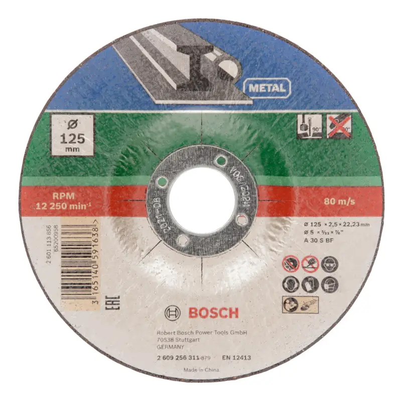 Sofort Bestellen Bosch Zubehör Trennscheiben gekröpft für Metall, 125 mm - 5er Pack (Verpackungseinheit 5 Stück)