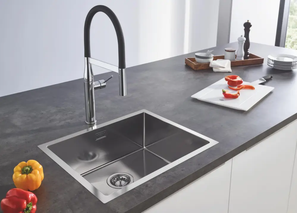 Grohe K700 Flächenbündige Einbauspüle 564 x 464 mm - Edelstahl Neue Ware