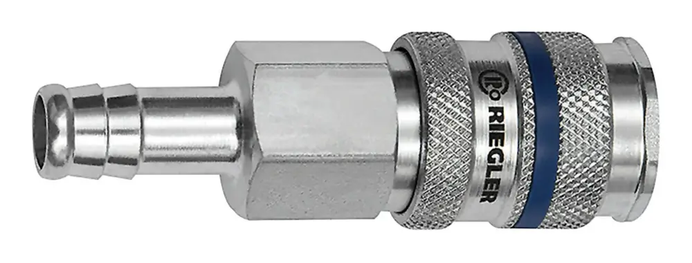 Neue Ware Riegler Verschlusskupplung NW7,8 Stahl LW 6 für Kupplung